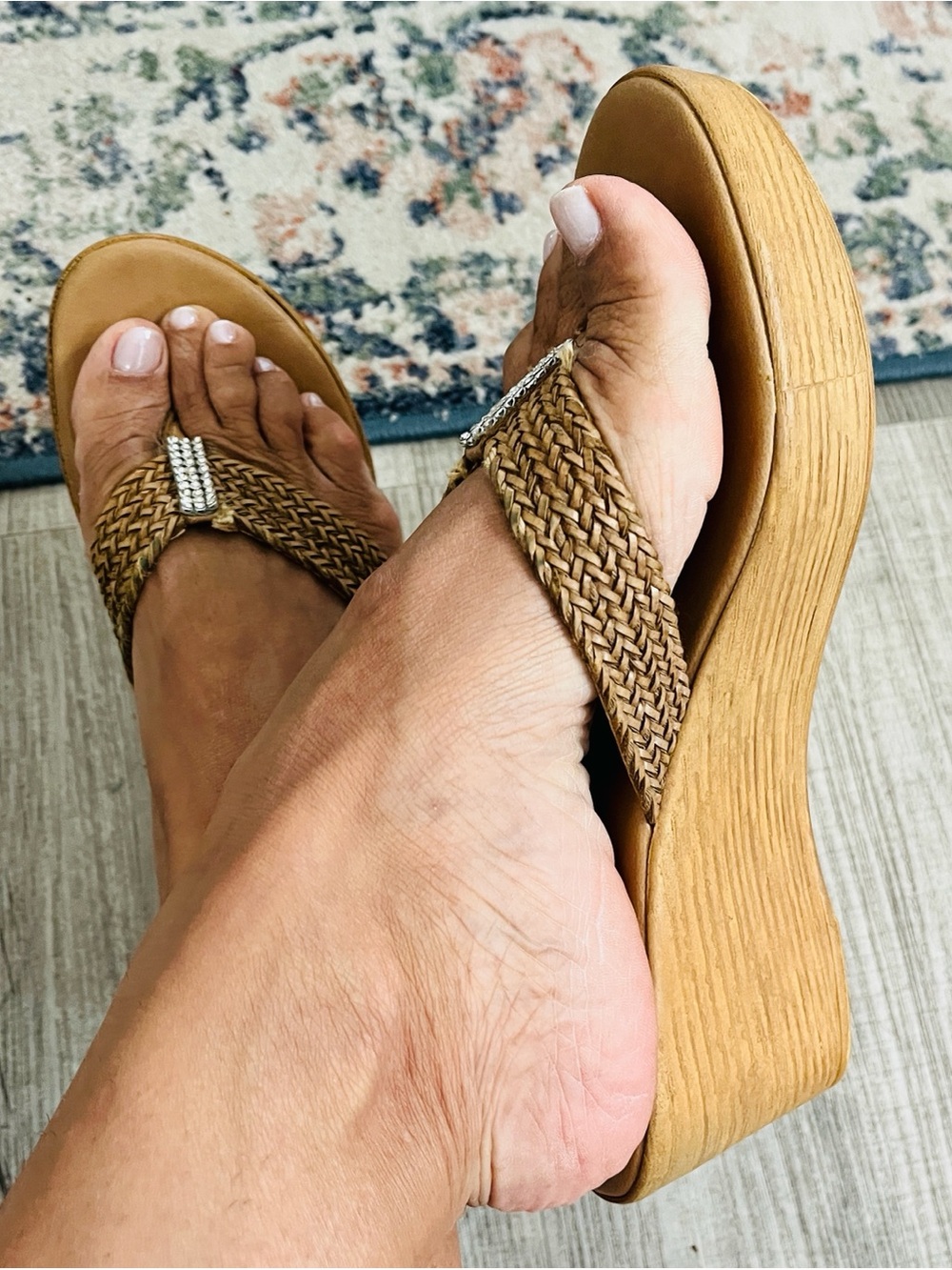 Italian Wedged Sandals